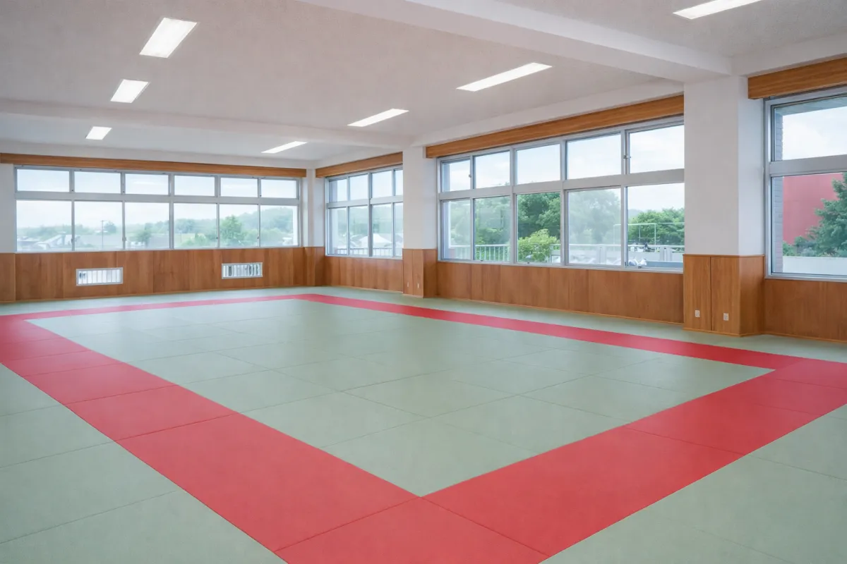 武道館3階の柔道場