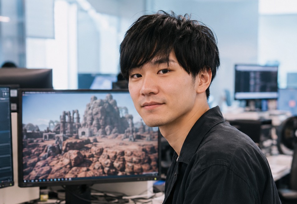 ゲーム制作会社で働く卒業生 Hさん