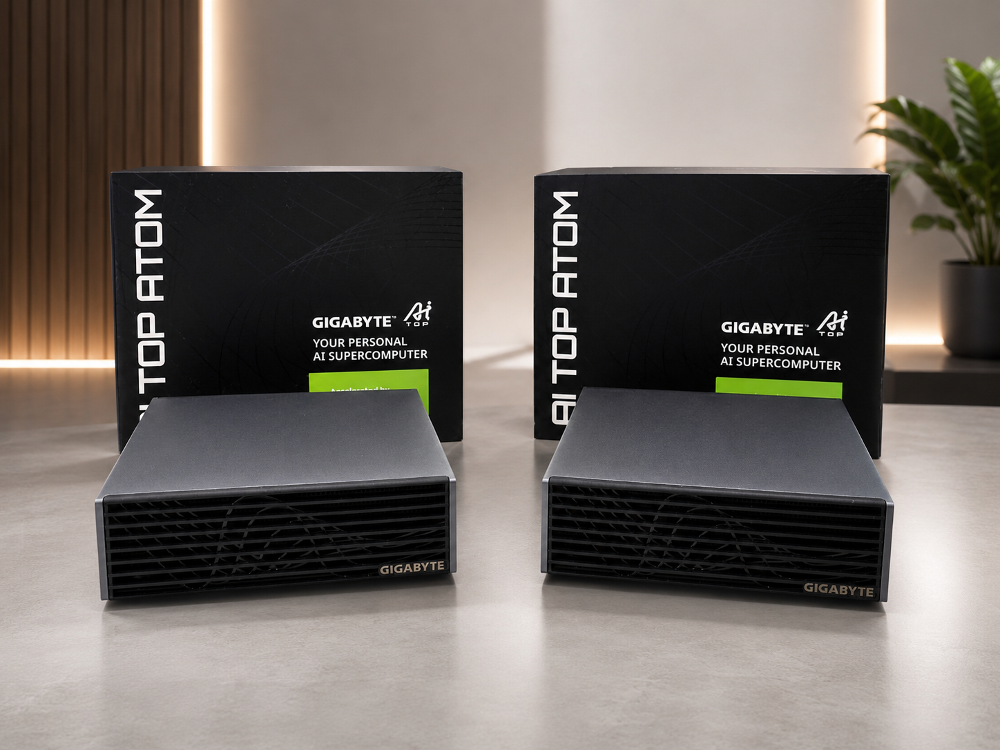 2台の小型スーパーコンピューター NVIDIA DGX Spark