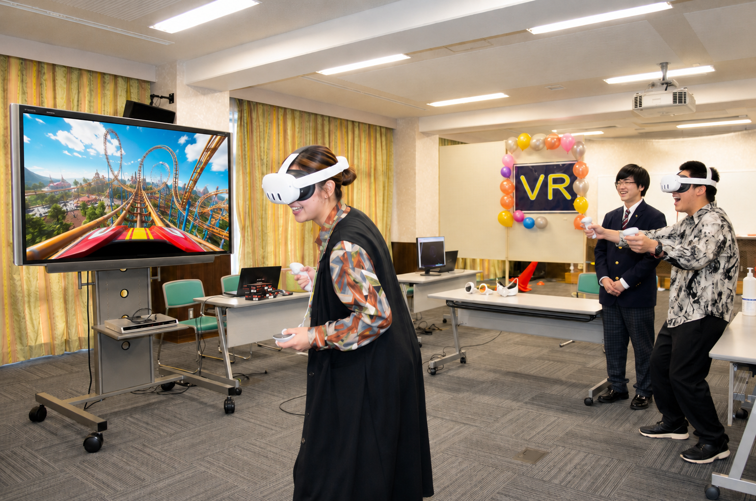 学園祭でのVR体験ブース