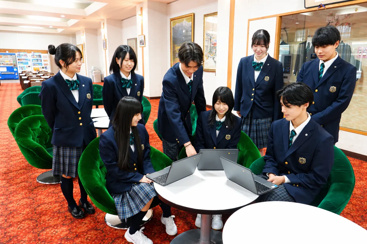 校内Wi-Fiを活用する学校生活